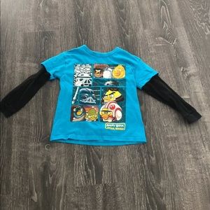 Boys Angry Birds Star Wars Top